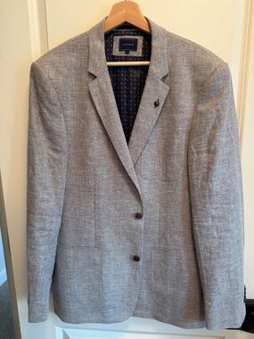 7 Diamonds Mens's Blazer - Linen